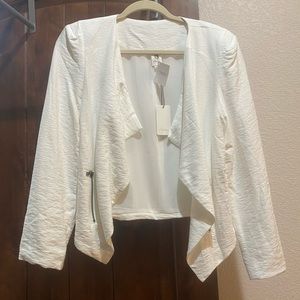 NWT Flawless Cropped Open Front Jacket